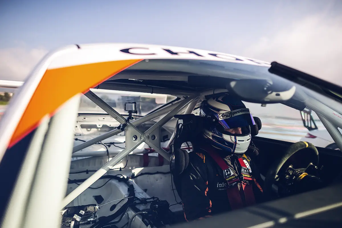 Jamie Vandenbalck in the Porsche 911 GT3 Cup