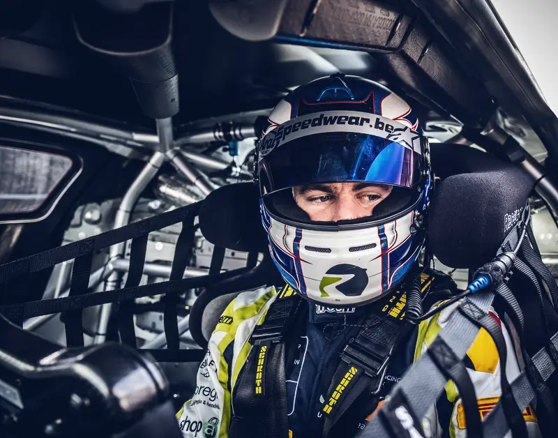 Jamie Vandenbalck — Aston Martin Vantage GT4 cockpit
