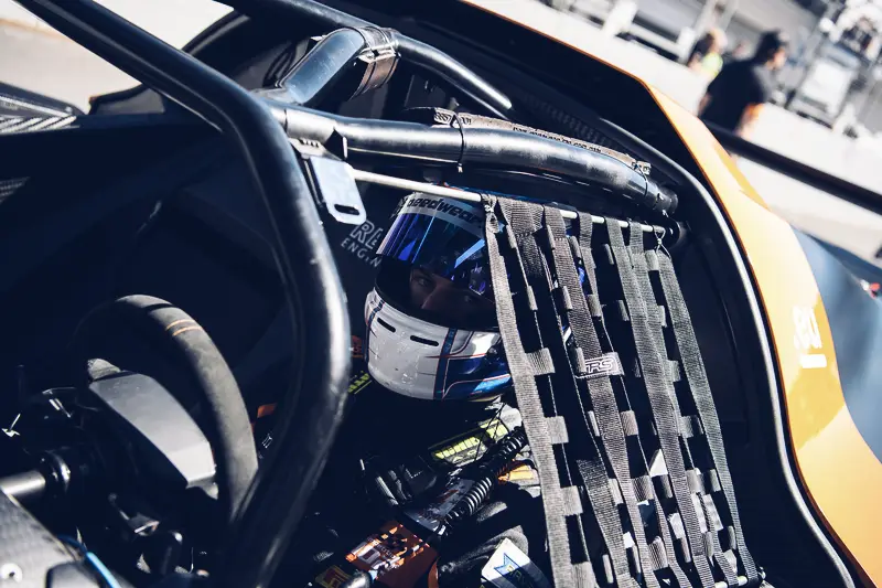 Jamie Vandenbalck — KTM X-Bow GT4 cockpit
