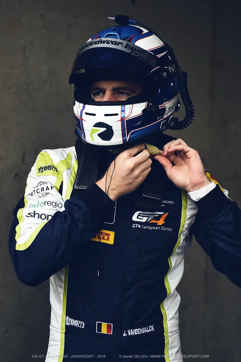 Jamie Vandenbalck — Putting on the helmet