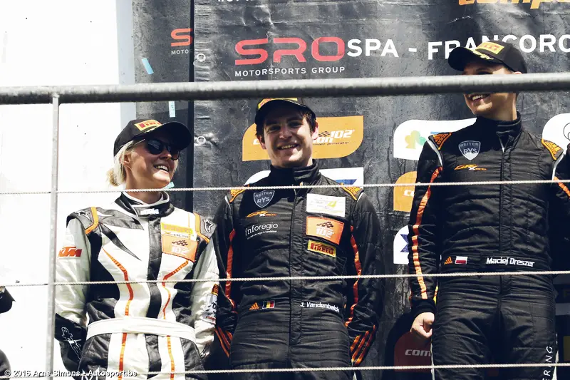 Jamie Vandenbalck — Podium at Spa-Francorchamps
